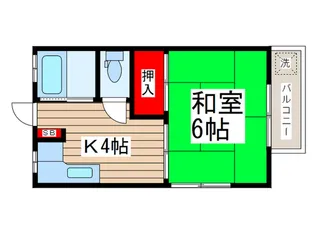 パ-クサイドハイツの間取り