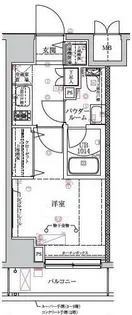 LUMEED横濱鶴見【4階】の間取り