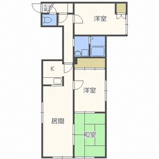 コパーヂ27【2階】の間取り