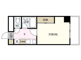 L’a llure舟入【4階】の間取り