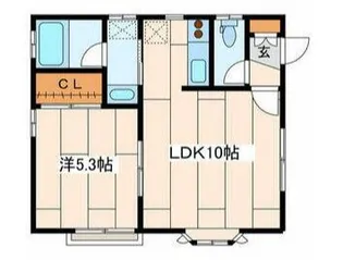 ラーク南【2階】の間取り