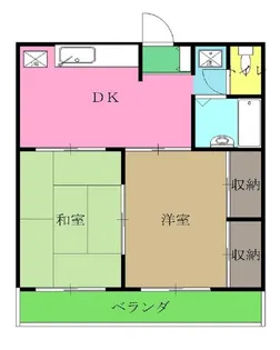 エステートモリヤ【2階】の間取り