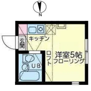 ユナイト岡沢パフェ・ドゥ・モンブラン【1階】の間取り