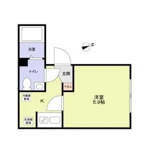 VISTA NAKANOーFUJIMICHO【3階】の間取り