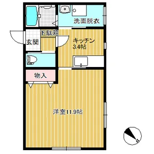 グランジュテ・ヴィラ【1階】の間取り