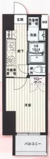 CLUB ORIENT No.103【10階】の間取り