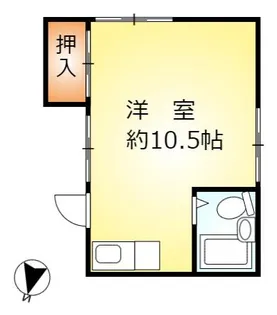 木曽根アパート【2階】の間取り