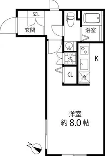Branche大森山王【2階】の間取り