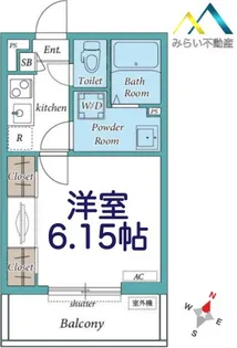 リブリ・サニープレイス新子安【1階】の間取り