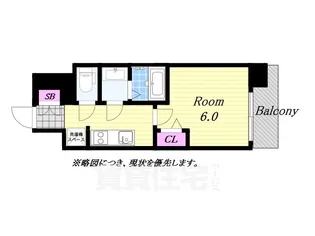 プレリス阿波座Bloom【2階】の間取り