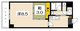 クレアテラ五日市【2階】の間取り