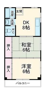 ニュー大久手マンション【3階】の間取り