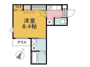プライムメゾン【1階】の間取り