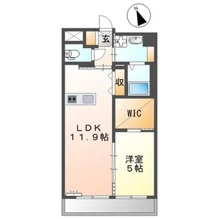 マノワールI【2階】の間取り
