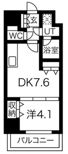 ONE ROOF FLAT TENJINBASHI【3階】の間取り