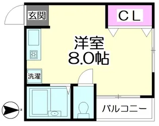 リバティハイツ【2階】の間取り