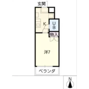 キャッスル御器所【2階】の間取り