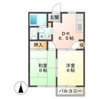 サヴール南丸之内【1階】の間取り