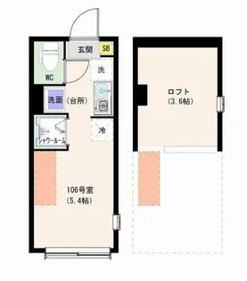 ハーモニーテラス・Freesia平和台【1階】の間取り