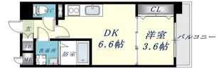 メルベージュ布施【8階】の間取り