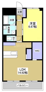 サンクレウェンズII【5階】の間取り