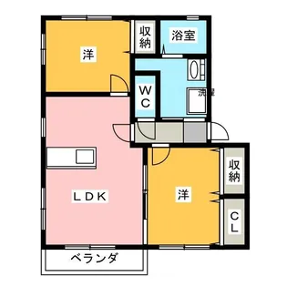 セラヴィ伊勢崎C【2階】の間取り