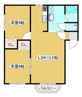 S.MIYOI HILLS【2階】の間取り