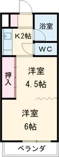 エストーレ清水【2階】の間取り