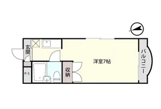 アシスト城南マンション【4階】の間取り