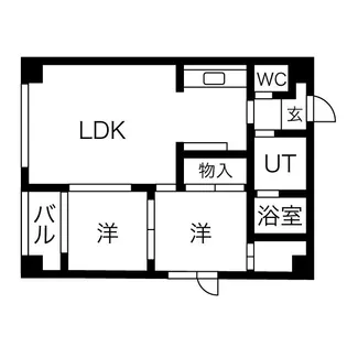 アメニティ美香保【3階】の間取り