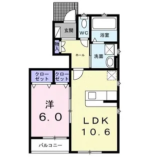 ADVANCE【1階】の間取り
