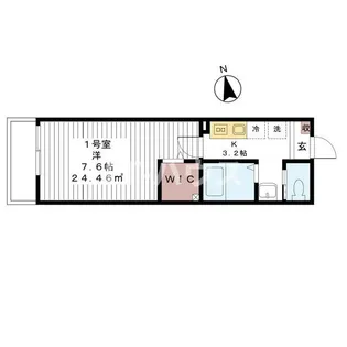 Friendly新検見川【1階】の間取り