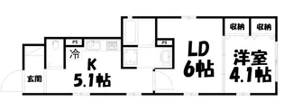 カイム【1階】の間取り