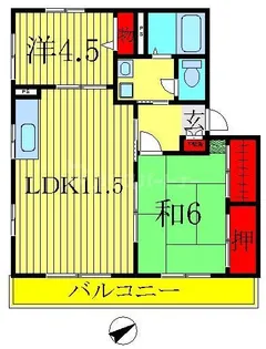 ファミール【2階】の間取り