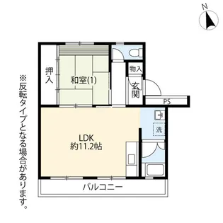 UR高幡台【3階】の間取り