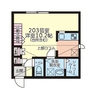 プリマショコラ【2階】の間取り
