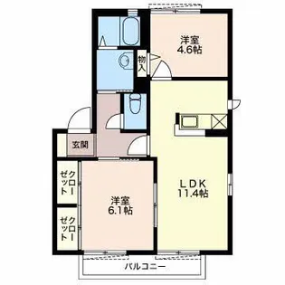 シャルマン i【2階】の間取り