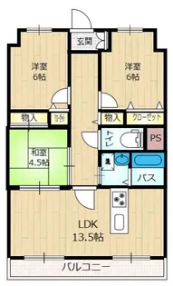 A-SQUARE【2階】の間取り