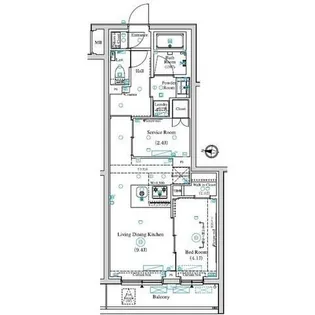 ARKMARK中村橋【4階】の間取り