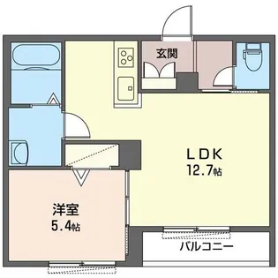 アリスティオ・ロカ【1階】の間取り