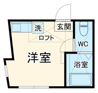 ユナイト丸山ポールモーリア【2階】の間取り