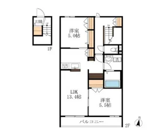 レオーノ【2階】の間取り