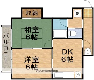 シャローム【1階】の間取り