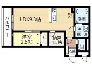 KEIAI RESIDENCE 上尾VII【3階】の間取り
