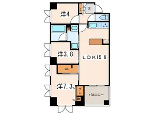 アーリア20【9階】の間取り