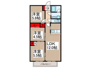 プロミネンスII【1階】の間取り