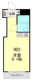 ダイアパレス上野【5階】の間取り