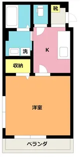 ローズガーデン弐番館【1階】の間取り