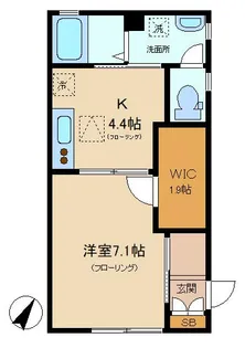 マ・メゾン参宮橋【1階】の間取り