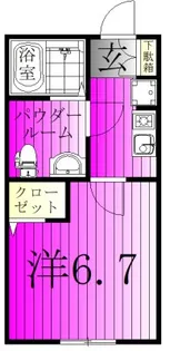 ルミエール柏【1階】の間取り
